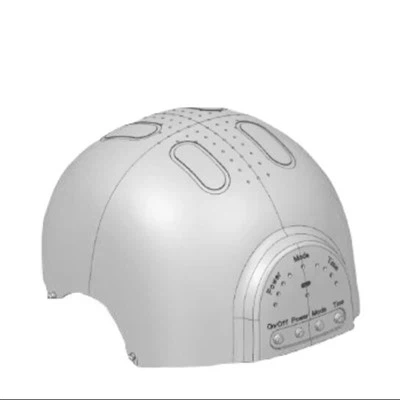 Casco con luz LED para el crecimiento del cabello